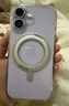 綠聯(lián)【360°旋轉支架|晶薄透亮】適用iPhone17手機殼磁吸支架透明蘋(píng)果17保護套氣囊防摔鏡頭全包不發(fā)黃 曬單實(shí)拍圖