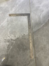 得力（deli）不銹鋼拐尺鋼角尺L型尺木工直角90度尺雙面刻度150x300mm 曬單實(shí)拍圖