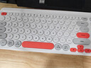 華碩（ASUS）a豆華碩無(wú)線(xiàn)藍牙鍵盤(pán)時(shí)尚輕薄雙?？沙潆娸p音辦公手機平板/臺式機/筆記本通用圓潤鍵帽剪刀腳結構 SR98-太空灰 曬單實(shí)拍圖