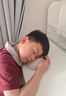 DEATKN德國小學(xué)生午睡小枕頭兒童教室桌上睡覺(jué)午休便攜小號趴睡枕趴趴枕 冰絲親膚涼感-記憶柔軟棉-淺綠色 枕套 午睡神器拒絕手麻小巧收納 曬單實(shí)拍圖