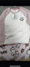 果殼（Gukoo）睡衣女冬季鯊魚(yú)貓毛絨柔軟舒適保暖立領(lǐng)女士家居服套裝可外穿D 水粉套裝 M 曬單實(shí)拍圖