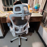 南皇人體工學(xué)椅鏤空電腦椅人工力學(xué)座椅辦公椅久坐電競(jìng)椅透氣宿舍椅子 鏤空白-35°逍遙+4D頭枕-三級(jí)桿 120-155度(含) 可旋轉(zhuǎn)可升降扶手 -尼龍腳 曬單實(shí)拍圖