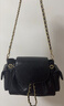 CHARLES&KEITH25秋新品油蠟皮菱格腋下雙肩包機車(chē)包生日禮物CK2-60782702 Black黑色 S 曬單實(shí)拍圖