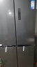 美的（Midea）471升十字對開(kāi)四開(kāi)門(mén)電冰箱家用風(fēng)冷無(wú)霜一級能效雙變頻國家補貼超薄超大容量BCD-471WSPZM(E) 曬單實(shí)拍圖