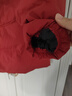 波司登（BOSIDENG）25年新款男女兒童短款5A抗菌4防面料大兜連帽羽絨服T250246915DS 深雅紅|1697 150 /72 約 140-150cm 36kg 曬單實(shí)拍圖