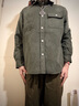 gxgjeans男裝 秋季襯衣仿麂皮絨翻領(lǐng)休閑長(cháng)袖襯衫潮 軍綠 XL 180 曬單實(shí)拍圖