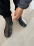 拔佳時(shí)裝靴女2024秋新款軟底舒適短筒靴AKG40DD4 黑色（羊皮） 37 曬單實(shí)拍圖