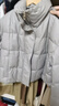 太平鳥(niǎo)【商場(chǎng)同款】女裝冬季新款PU羽絨服A1ACD4292 灰色 L 曬單實(shí)拍圖