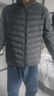 鴨鴨（YAYA）輕薄羽絨服男2025新款秋冬季立領(lǐng)保暖男士短款運動(dòng)百搭外套 黑色 XL (建議155-170斤) 曬單實(shí)拍圖