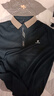 皮爾卡丹（pierre cardin）長(cháng)袖T恤男春秋季商務(wù)中青年翻領(lǐng)polo衫百搭舒適親膚 藍色長(cháng)袖 2XL 曬單實(shí)拍圖