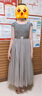 衣諾坊女童禮服長(cháng)裙兒童六一演出服花童女孩主持人鋼琴表演服 曬單實(shí)拍圖