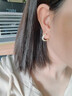伊燦超閃水鉆圈圈耳環(huán)女小眾設(shè)計冷淡風(fēng)耳圈2025新款爆款氣質(zhì)百搭耳飾 金色水鉆圈圈耳環(huán) 曬單實拍圖
