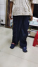 男童夏季褲子2025新款夏裝薄款工裝長(cháng)褲中大兒童男孩夏款防蚊褲潮 CQS-TK78【藏青色彎刀褲】 150 曬單實(shí)拍圖