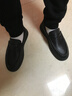 U 7男士皮鞋2025新款真皮軟底軟面一腳蹬商務(wù)休閑皮鞋男頭層牛皮鞋子 黑色 1818375 38 標準皮鞋碼 曬單實拍圖