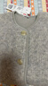 優(yōu)衣庫女裝仿羊羔絨搖粒絨休閑開(kāi)衫長(cháng)袖寬松外套25秋冬新款479616 02 淺灰色 M /160/84A 曬單實(shí)拍圖