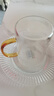 茗光茶杯玻璃泡茶杯家用涼水杯帶把手耐熱喝水杯牛奶杯 曬單實(shí)拍圖