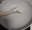京東京造 炒鍋 麥飯石色不粘炒菜電磁爐燃氣灶平底煎鍋一體平底30cm無(wú)蓋 曬單實(shí)拍圖