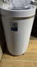 奧克斯（AUX）脫水機家用大容量不銹鋼甩干機甩干桶 小型宿舍公寓出租房單脫水甩干迷你脫水桶大家電器 10斤鋼桶款【不銹鋼桶一鍵啟動(dòng)平穩運作干至九成】 曬單實(shí)拍圖