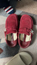 莎莎蘇[楊超越同款]2025秋季新款咖啡貝果勃肯單鞋舒適女內增高樂(lè )福鞋 紅色 37 曬單實(shí)拍圖