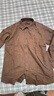 優(yōu)衣庫男女裝法蘭絨襯衫長(cháng)袖襯衣純棉薄外套25新款478118 480773 480773/37栗色 L 曬單實(shí)拍圖