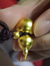 周生生古法黃金項鏈 足金傳承葫蘆吊墜繩鏈款生日禮物91199Z計價(jià)14.7克 曬單實(shí)拍圖