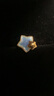 明牌珠寶 足金5G黃金星河清夢耳飾耳釘送禮女AFH0444工費250 黃金耳飾 約1.84克 曬單實拍圖
