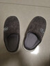 回力純色男女棉拖室內外穿防滑鎖溫加絨棉拖鞋HL1021灰色42-43碼 曬單實(shí)拍圖