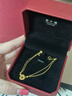 周大福碎金金愛(ài)心雙層足金黃金手鏈女送生日禮物EOF1835新年禮物 15cm 約3.6g計價(jià)(工費420) 曬單實(shí)拍圖