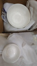 斯凱綈（Sky Top）陶瓷面碗骨瓷湯碗米飯碗家用餐具純白6英寸4件套裝 曬單實(shí)拍圖