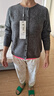 【高品質(zhì)】100%羊毛開(kāi)衫外套女士秋冬外穿薄款短款百搭小香風(fēng) 灰色 XXL 曬單實(shí)拍圖