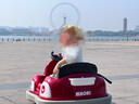 萌天使兒童電動(dòng)車(chē)碰碰車(chē)可坐大人兒童電動(dòng)汽車(chē)玩具車(chē)可坐人遙控汽車(chē) 至尊紅+7A電瓶+遙控+手機藍牙 曬單實(shí)拍圖