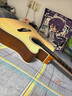 BROOK 布洛克布魯克v12吉他單板民謠吉他面單木吉他初學者樂器 41英寸原木色缺角V12N-DCM 曬單實拍圖