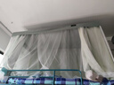 浪莎（langsha）學(xué)生宿舍床簾上鋪全遮光蚊帳寢室單人全封閉一體式通用窗簾含支架 芥末綠小雛菊【五面遮光 保護隱私】 190cm*90cm x高110cm-上鋪用 曬單實(shí)拍圖