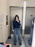 阿迪達斯 （adidas）三葉草系列 女 CC LS TEE W 長(cháng)袖 JM8012 深靛藍 M 曬單實(shí)拍圖