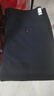 羅蒙（ROMON）西裝休閑褲商務(wù)通勤風(fēng)加厚保暖秋冬季高彈免燙正裝長(zhǎng)褲子男 黑 33 曬單實(shí)拍圖