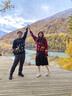 唐獅（TonLion）2023女裝半身裙學(xué)院風(fēng)高腰a字百褶長裙 麻灰 M  曬單實拍圖