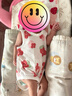 貝瑞加（Babyprints）新生兒連體衣純棉嬰兒包屁衣無(wú)袖三角爬服薄款寶寶哈衣 粉花59 曬單實(shí)拍圖
