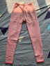 南極人兒童保暖褲女孩加絨加厚秋褲學(xué)生校服神器黃金暖絨打底褲 粉色170 曬單實(shí)拍圖