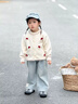 班喜迪女童褲子秋冬款2025新款洋氣寶寶加絨長(cháng)褲童裝兒童直筒牛仔褲冬裝絨藍色100 曬單實(shí)拍圖