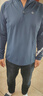 kawasaki川崎羽毛球服男款長(cháng)袖運動(dòng)上衣針織T恤A1435 深藍 2XL 曬單實(shí)拍圖