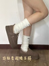 莫代爾【2雙裝】襪套堆堆襪女秋季保暖腿套雪地靴y2k小腿襪子加絨加厚 曬單實(shí)拍圖