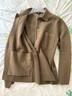 優(yōu)衣庫男裝女裝羅紋襯衫式針織開(kāi)衫毛衣毛衫外套通勤25新款478550 32 深米色 M /170/92A 曬單實(shí)拍圖