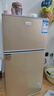 長(cháng)城（GREAT WALL FRIDGE）家用迷你小冰箱小型冷凍冷藏保鮮宿舍出租房辦公室節能省電雙開(kāi)門(mén)電冰箱 玫瑰金108L【一級能效 全國聯(lián)?！?曬單實(shí)拍圖