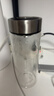 希諾玻璃杯單層加厚大容量家用辦公泡茶杯子男車(chē)載水杯XN-6017L 530mL 曬單實(shí)拍圖