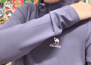 駱駝（CAMEL）長(cháng)袖速干T恤女跑步健身立領(lǐng)運動(dòng)上衣 J25CA8L6004 凝夜紫 S 曬單實(shí)拍圖