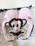 大嘴猴（Paul Frank）棉拖鞋男女情侶時(shí)尚簡(jiǎn)約厚底家居保暖冬季拖鞋PF6661粉色250 曬單實(shí)拍圖
