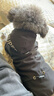灌湘鳥(niǎo)狗狗羽絨棉服四腳寵物衣服秋冬款加厚保暖小鹿犬小型犬小狗絨棉衣 黑色【運動(dòng)】 M【建議4-5斤】 曬單實(shí)拍圖