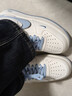 莆田鞋莆田純原AIR空軍一號低幫耐磨男鞋女鞋學(xué)生板鞋休閑鞋運動(dòng)鞋 空軍白銀藍 39 摩擦吱吱響3 曬單實(shí)拍圖
