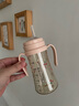 Grosmimi韓國進(jìn)口格羅咪咪吸管杯奶瓶嬰兒童水杯PPSU學(xué)直飲杯子6月1-3歲 經(jīng)典櫻桃款(分體蓋) 300ml 曬單實(shí)拍圖
