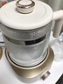 美的（Midea）全玻璃養生壺全自動(dòng)燒水壺母嬰恒溫電熱水壺花茶壺全包裹護底防碎1.5L MK-YS15B201 曬單實(shí)拍圖